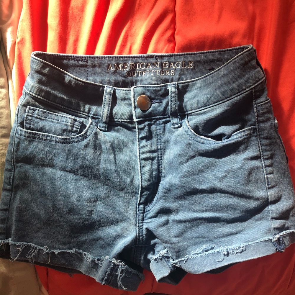 american eagle jean shorts